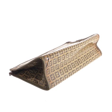 vintage fendi zucca clutch|pre owned Fendi bags.